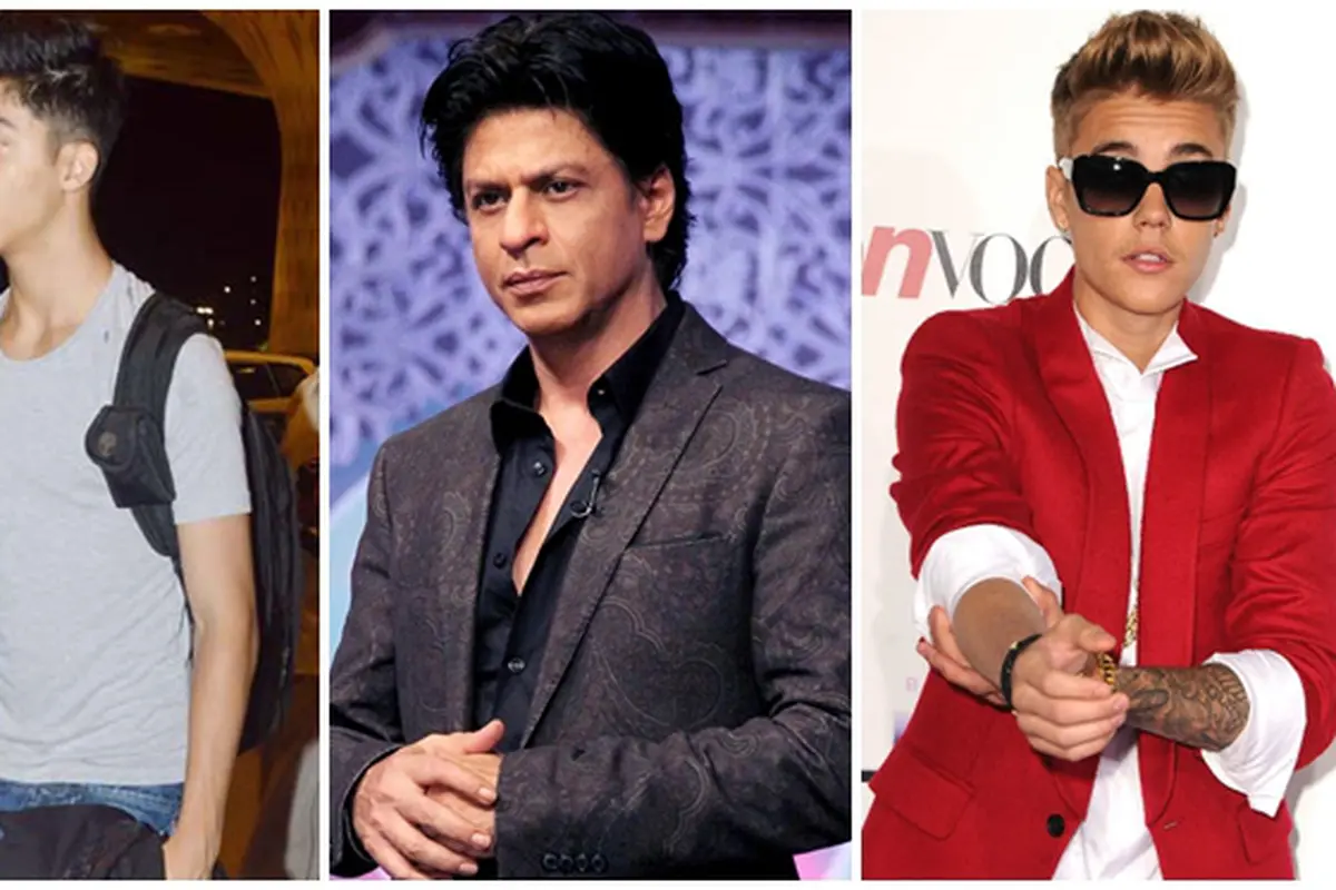 [Bintang] Aryan Khan, Shah Rukh Khan, dan Justin Bieber