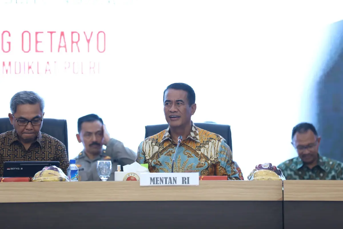 Dialog Kebangsaan Diklat Polri, Mentan Tekankan Semua Pihak Semua Turun Tangan Urus Pangan