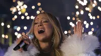 Mariah Carey, diva pop pelantun Hero asal Amerika akan konser untuk kali kedua di Indonesia (DON EMMERT  AFP)