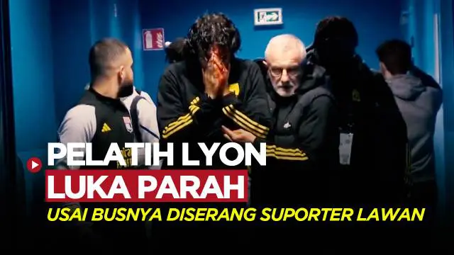 Berita video laga antara Olympique Marseille melawan Olympique Lyon ditunda, akibat bus tim Lyon diserang oleh sekelompok suporter Marseille hingga kepala Fabio Gross terluka parah.