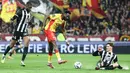 Odsonne Edouard sukses mencetak brace pada laga tersebut pada menit ke-25 dan ke-48. (AFP/Sameer Al-Doumy)