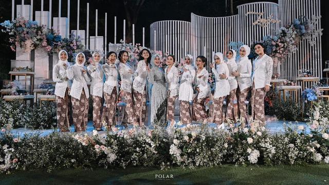 6 Potret Bridesmaid Lesty Kejora dari Lamaran hingga Ngunduh Mantu, Memesona
