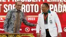 Ketiga pasang pasangan bakal calon presiden dan wakil presiden pada Pemilu 2024 adalah Anies Baswedan-Muhaimin Iskandar, Ganjar Pranowo-Mahfud MD, dan Prabowo Subianto-Gibran Rakabuming Raka. (Liputan6.com/Herman Zakharia)