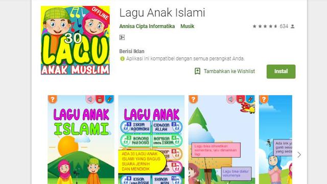 Aplikasi Lagu Anak Islami