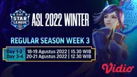 Saksikan Link Live Streaming AOV Star League 2022 Winter 15-21 Agustus di Vidio