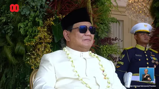 Baju Adat Presiden Prabowo Subianto saat Upacara 17 Agustus 2025/Youtube Sekretariat Presiden