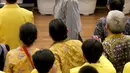 Ganjar juga bercerita seputar pengalaman dan rekam jejak kepemimpinan selama dua periode atau 10 tahun menjadi orang nomor satu di Jawa Tengah. (merdeka.com/Arie Basuki)
