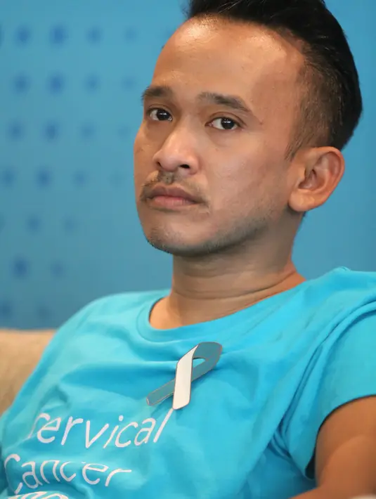 Ruben Onsu mengaku sejak Desember ditawari bergabung dengan organisasi tersebut. Bahkan, saat dirinya masih mendampingi sahabatnya, Jupe yang berjuang dengan penyakit kanker serviks. Saat itu, Jupe sendiri yang menawari. (Adrian Putra/Bintang.com)