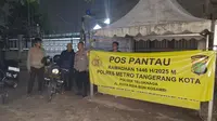 Antisipasi Gangguan Kamtibmas, Polres Metro Tangerang Kota Dirikan 23 Pos Pantau