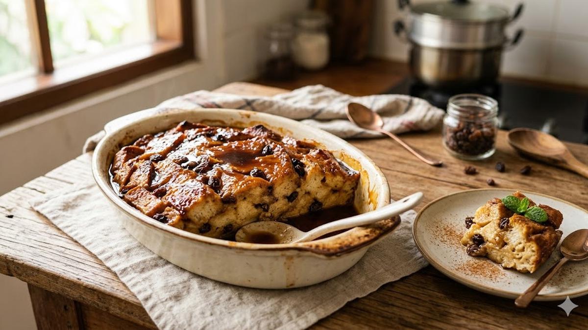 Cara Membuat Puding Roti Tawar Caramel Kukus yang Lembut dan Creamy