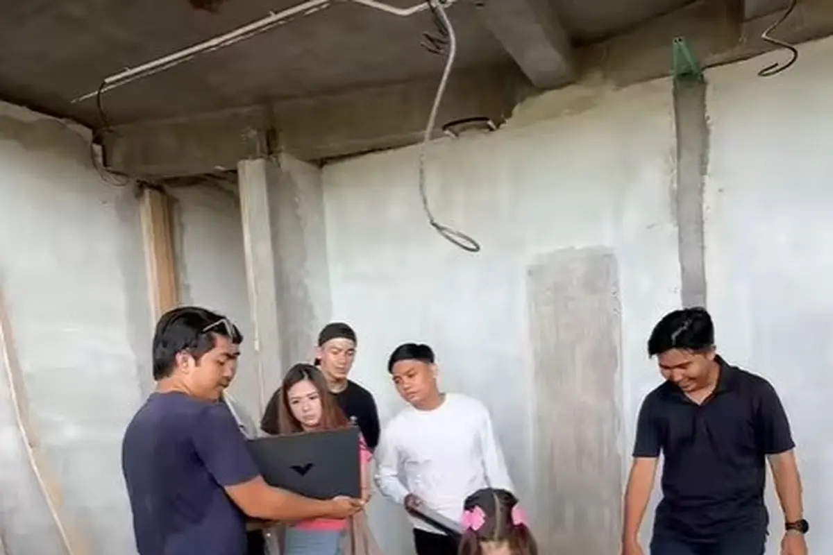 Potret perkembangan rumah baru Samuel Zylgwyn (Sumber: Instagram/samuel_zylgwyn dan Instagram/frandaaa87)