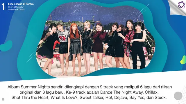 [Bintang] Seru-seruan di Pantai, Ini 5 Hal Seputar Comeback TWICE