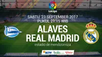 La Liga 2017 Deportivo Alaves Vs Real Madrid (Bola.com/Adreanus Titus)