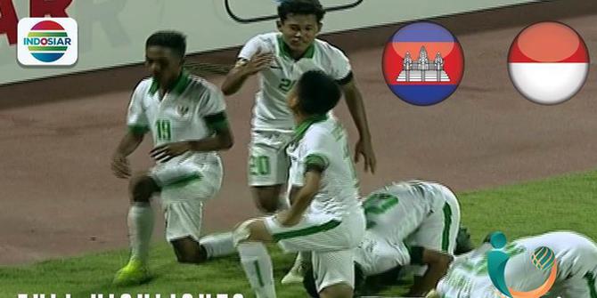 VIDEO: 4 Gol Timnas Indonesia ke Gawang Kamboja