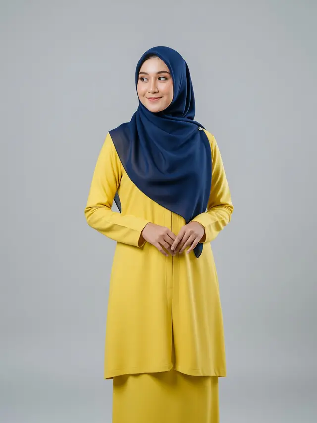 Jilbab Warna Navy