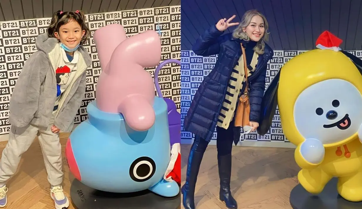 Ayu Ting Ting dan Bilqis Liburan di Amerika (Instagram/ayutingting92)