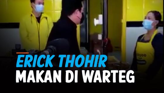 VIDEO: Ini Pesan Erick Thohir Kepada Pemilik Warteg