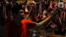 Mengutip panel Harga Badan Pangan Nasional (Bapanas), harga rata-rata nasional daging sapi sebesar Rp 138.690 per kilogram (kg). (merdeka.com/Imam Buhori)