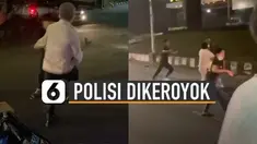 Viral video penyerangan sejumlah pemuda geng motor kepada polisi.