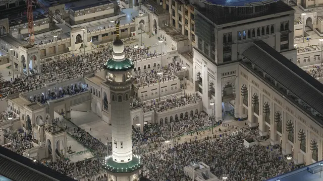 Foto Udara Suasana di Masjidil Haram