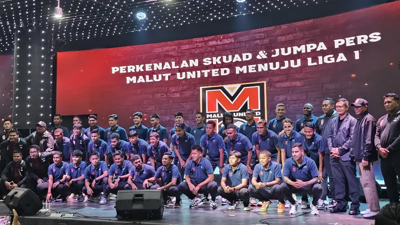 Launching tim Malut United untuk Liga 1 2024/2025