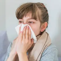 Ilustrasi Anak Sakit Batuk Pilek / by freepik