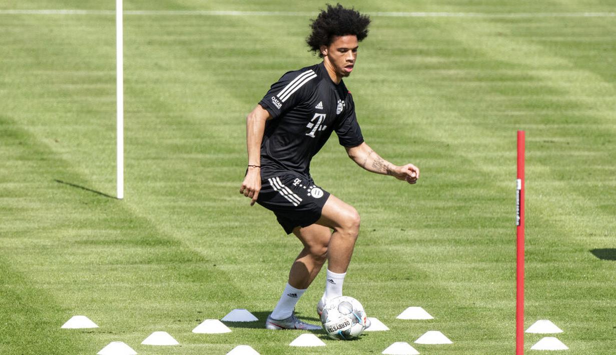 6 - Leroy Sane (Bayern Munchen) - Kecepatan: 96 dan Akselerasi: 92. (Matthias Balk/dpa via AP)