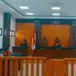 Persidangan praperadilan yang diajukan tersangka korupsi SPPD di Kabupaten Kuansing. (Liputan6.com/M Syukur)