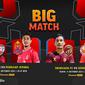 Big Match Liga 2 2021 Senin, (11/10/2021)
