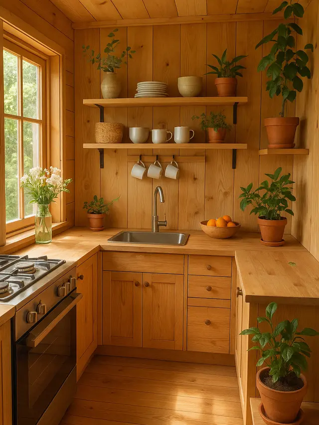 Desain Dapur Mungil Terbuka (Image by ChatGPT)