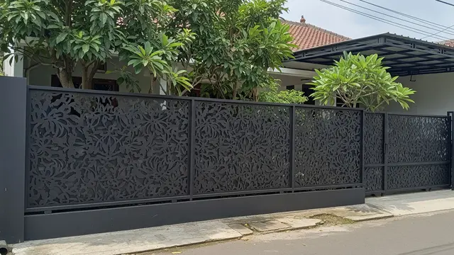 Desain Pagar Rumah Anti Pandang/ Ilustrasi AI