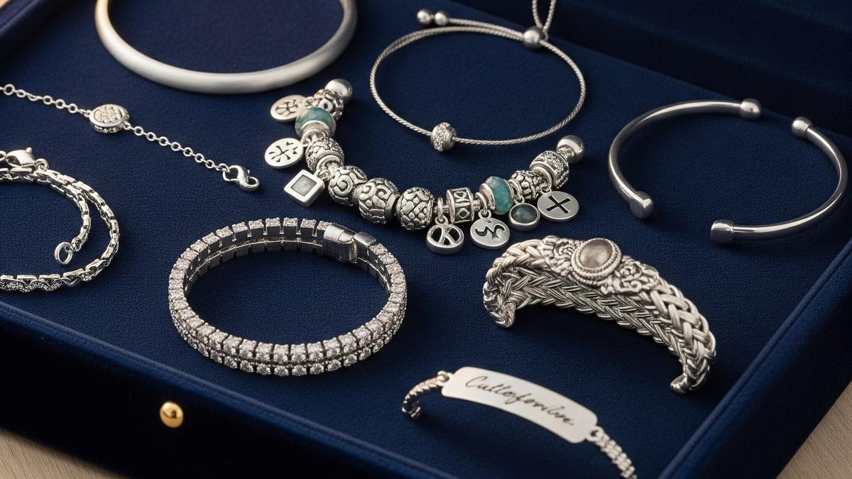 9 Model Gelang Perak Putih Terbaru 2025 untuk Penderita Alergi Emas, Stylish &amp; Aman