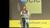 Founder FPCI Dino Patti Djalal dalam acara Indonesia Net-Zero Summit yang diselenggarakan FPCI di Jakarta, Sabtu (24/8/2024). (Liputan6/Benedikta Miranti)