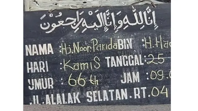 Ibu RCTI Oke Hj. Noor Parida Meninggal Dunia, Ini 4 Faktanya