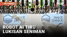 ROBOT AI TELAH BELAJAR MENIRU SAPUAN KUAS SEORANG SENIMAN