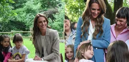 Kate Middleton pancarkan aura keibuan kala bermain dengan anak-anak di Italia (@princeandprincessofwales)