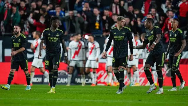 Real Madrid Kalah dari Rayo Vallecano di Liga Spanyol