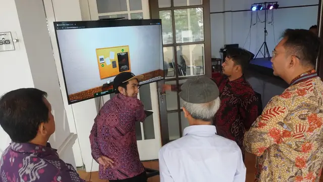 Peluncuran museum vitual Ahmad Tohari, di Banyumas. (Foto: Liputan6.com/Dok. Museum Virtual Ahmad Tohari)
