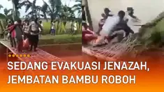 Kejadian tidak diinginkan dialami oleh petugas ketika sedang mengevakuasi jenazah.