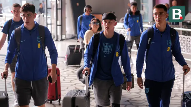 Kedatangan Timnas Inggris U-17