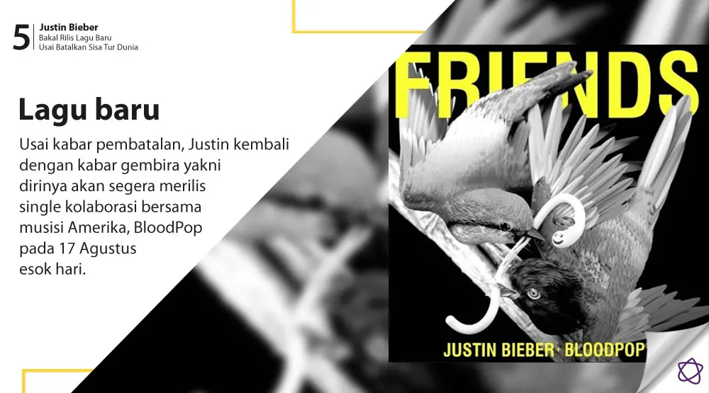 Justin Bieber Bakal Rilis Lagu Baru Usai Batalkan Sisa Tur Dunia. (Foto: Instagram/justinbieber, Desain: Nurman Abdul Hakim/Bintang.com)