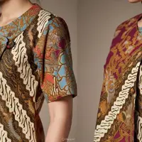 Ilustrasi Model Tunik Batik (Sumber: Meta AI)
