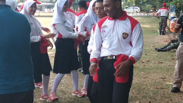 Paskibraka 2018 tingkat nasional asal Papua Gideon Soleman Nusi menceritakan tantangan terberatnya saat diklat