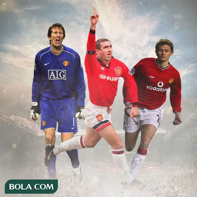 Manchester United - Edwin van der Sar, Eric Cantona, Ole Gunnar Solskjaer