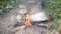 Antara Bedol Desa, Tanah Longsor, dan Semburan Api di Kalitengah Banjarnegara