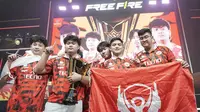 Tim Bigetron Delta berhasil keluar sebagai juara di FFWS ID 2024 Fall. (Dok: Garena)