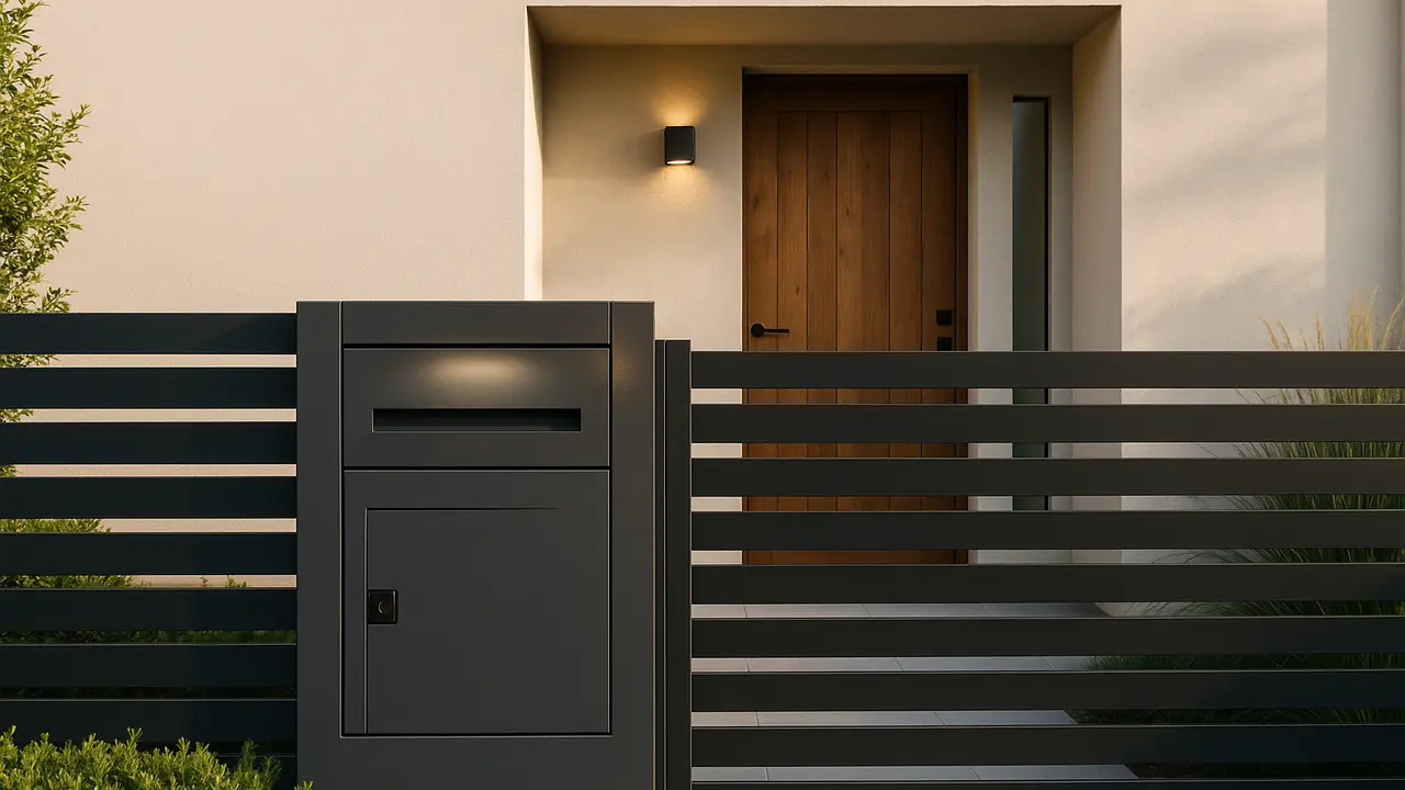 Desain Kotak Paket Depan Rumah