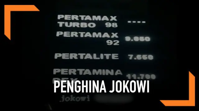 VIDEO: Jokowi Dihina di Papan SPBU Medan, Polisi Periksa 6 Orang