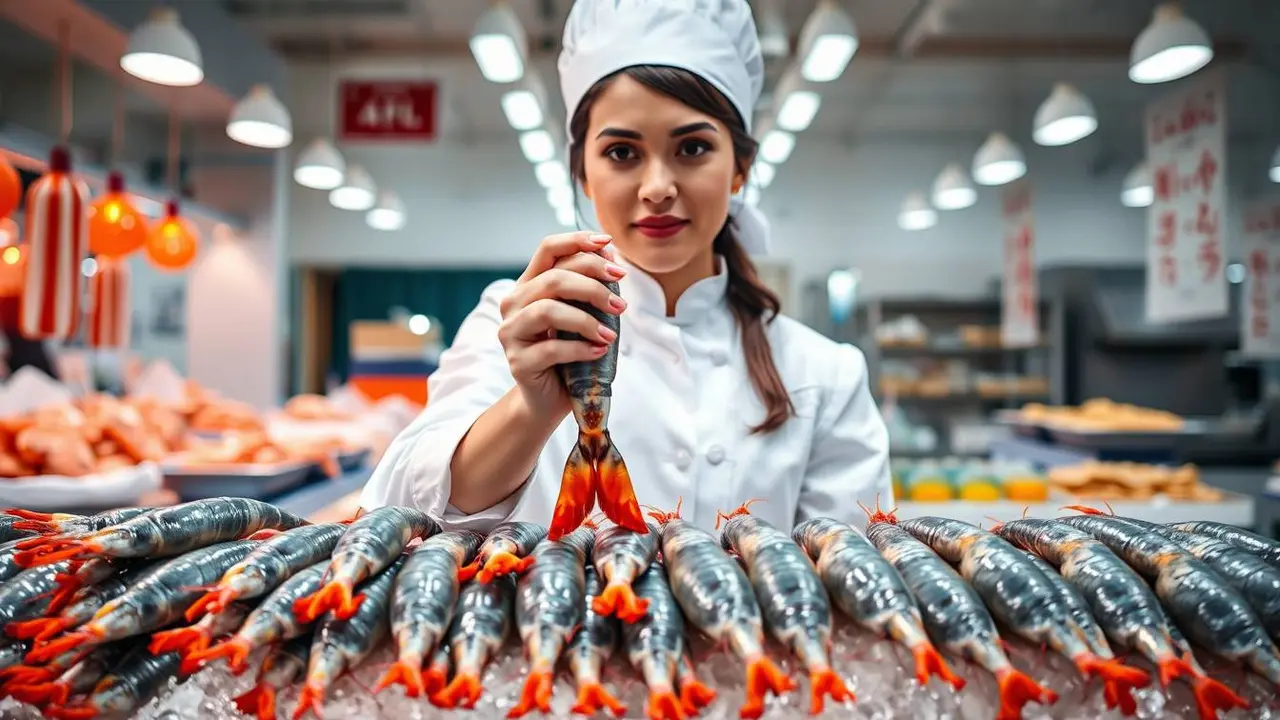 ciri ciri udang segar