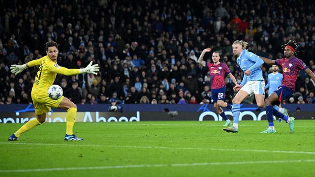 Foto: Momen Erling Haaland Cetak Rekor Gol Baru di Liga Champions, Bawa Manchester City Menang Comeback atas RB Leipzig